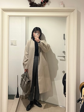「TOFF&LOADSTONE（トフアンドロードストーン）のアイテム」を使った、みたんさん（レディース・157cm）の冬コーディネート
