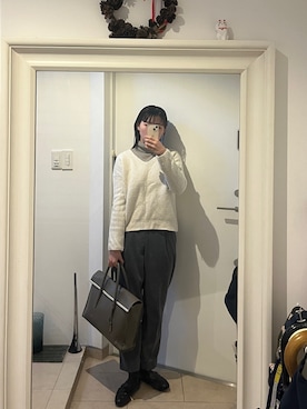 「TOFF&LOADSTONE（トフアンドロードストーン）のアイテム」を使った、みたんさん（レディース・157cm）の冬コーディネート
