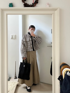 はんみさん（レディース・157cm）の冬コーディネート