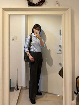 「Paraboot（パラブーツ）のアイテム」を使った、はんみさん（レディース・157cm）の夏コーディネート
