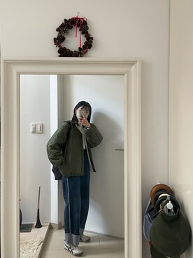 はんみさん（レディース・157cm）の冬コーディネート