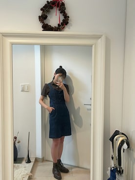 「Polo Ralph Lauren」｜「アイテム（ワンピース/ドレス）」を使った、みたんさん（レディース・157cm）の秋コーディネート