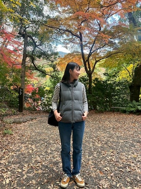 「アイテム（ジャケット/アウター）」を使った、はんみさん（レディース・157cm）の冬コーディネート