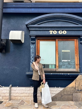 「POLO JEANS（ポロジーンズ）のアイテム」を使った、はんみさん（レディース・157cm）の夏コーディネート