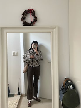 はんみさん（レディース・157cm）の冬コーディネート