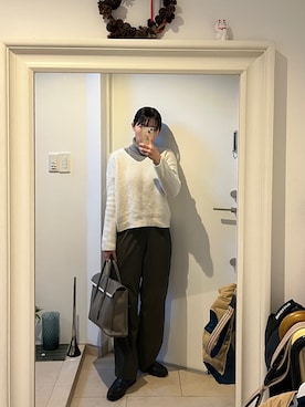 「TOFF&LOADSTONE（トフアンドロードストーン）のアイテム」を使った、みたんさん（レディース・157cm）の冬コーディネート