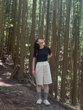 「MERRELL（メレル）のアイテム」を使った、みたんさん（レディース・157cm）の夏コーディネート