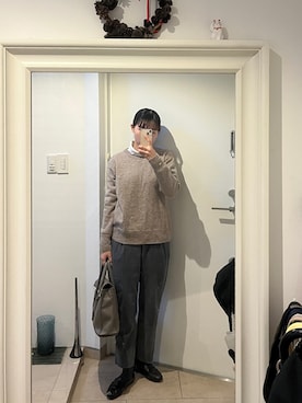 「TOFF&LOADSTONE（トフアンドロードストーン）のアイテム」を使った、みたんさん（レディース・157cm）の冬コーディネート
