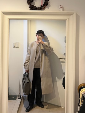 「TOFF&LOADSTONE（トフアンドロードストーン）のアイテム」を使った、みたんさん（レディース・157cm）の冬コーディネート