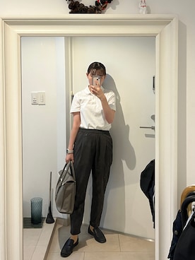 「TOFF&LOADSTONE（トフアンドロードストーン）のアイテム」を使った、はんみさん（レディース・157cm）の夏コーディネート