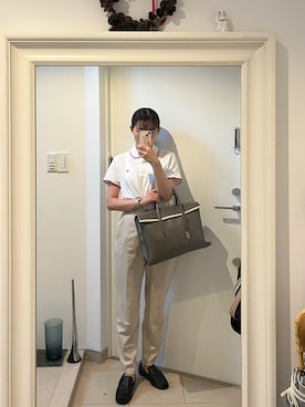 「TOFF&LOADSTONE（トフアンドロードストーン）のアイテム」を使った、みたんさん（レディース・157cm）の秋コーディネート
