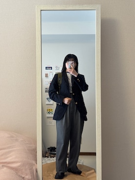 「MYSTERY RANCH（ミステリーランチ）のアイテム（バッグ）」を使った、みたんさん（レディース・157cm）の春コーディネート