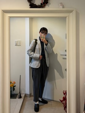 「POLO JEANS（ポロジーンズ）のアイテム」を使った、はんみさん（レディース・157cm）の春コーディネート