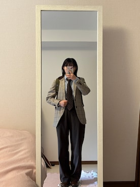 はんみさん（レディース・157cm）の冬コーディネート