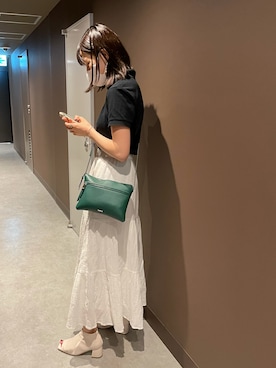 「Parfois（パルフォア）のアイテム」を使った、はんみさん（レディース・157cm）の夏コーディネート