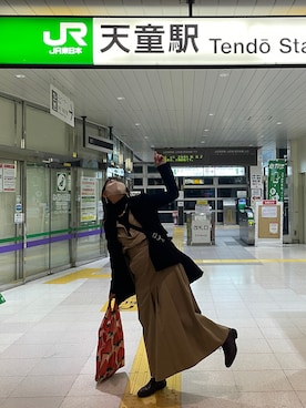 「GIVENCHY（ジバンシイ）のアイテム（アクセサリー）」を使った、みたんさん（レディース・157cm）の秋コーディネート