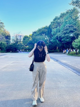 「GIVENCHY（ジバンシイ）のアイテム」を使った、みたんさん（レディース・157cm）の夏コーディネート
