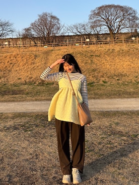 「MERRELL（メレル）のアイテム」を使った、みたんさん（レディース・157cm）の春コーディネート