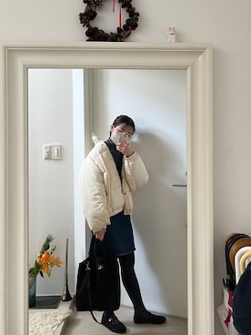 はんみさん（レディース・157cm）の冬コーディネート