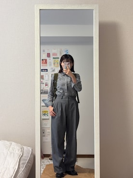 「Paraboot（パラブーツ）のアイテム（ローファー）」を使った、はんみさん（レディース・157cm）の秋コーディネート