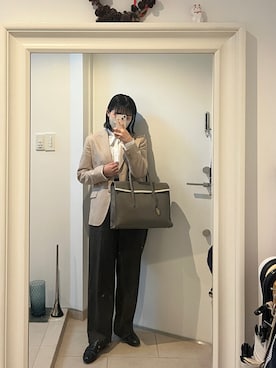 「TOFF&LOADSTONE（トフアンドロードストーン）のアイテム」を使った、みたんさん（レディース・157cm）の秋コーディネート