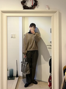 「TOFF&LOADSTONE（トフアンドロードストーン）のアイテム」を使った、みたんさん（レディース・157cm）の冬コーディネート