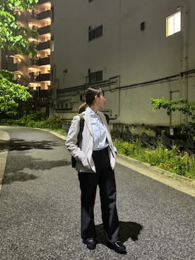 「POLO JEANS（ポロジーンズ）のアイテム」を使った、はんみさん（レディース・157cm）の春コーディネート