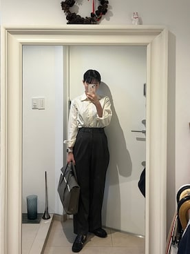 「TOFF&LOADSTONE（トフアンドロードストーン）のアイテム」を使った、みたんさん（レディース・157cm）の秋コーディネート