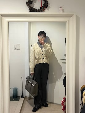 「TOFF&LOADSTONE（トフアンドロードストーン）のアイテム」を使った、みたんさん（レディース・157cm）の冬コーディネート
