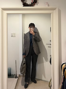「TOFF&LOADSTONE（トフアンドロードストーン）のアイテム」を使った、みたんさん（レディース・157cm）の秋コーディネート