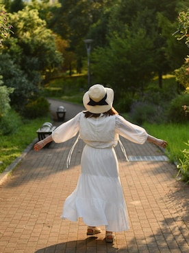 はんみさん（レディース・157cm）の夏コーディネート