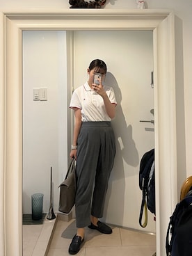 「TOFF&LOADSTONE（トフアンドロードストーン）のアイテム」を使った、はんみさん（レディース・157cm）の夏コーディネート