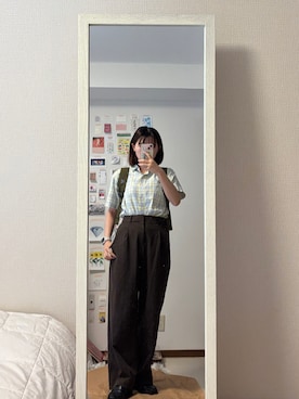 「BURBERRY（バーバリー）のアイテム（トップス）」を使った、はんみさん（レディース・157cm）の秋コーディネート