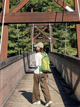 「RALPH LAUREN（ラルフ ローレン）のアイテム」を使った、はんみさん（レディース・157cm）の秋コーディネート