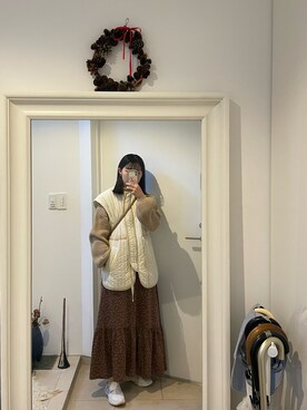 「le coq sportif」｜みたんさん（レディース・157cm）の冬コーディネート