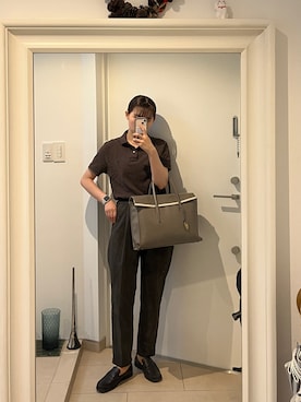 「TOFF&LOADSTONE（トフアンドロードストーン）のアイテム」を使った、はんみさん（レディース・157cm）の夏コーディネート