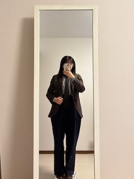 「SUIT SELECT（スーツセレクト）のアイテム」を使った、はんみさん（レディース・157cm）の春コーディネート