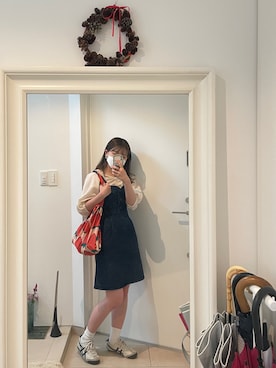 「アイテム（ワンピース、その他）」を使った、はんみさん（レディース・157cm）の夏コーディネート