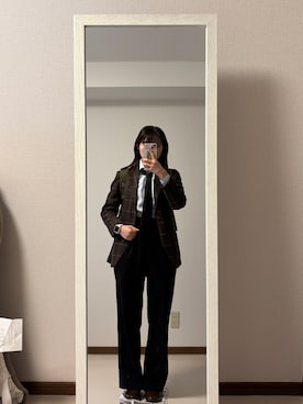 「SUIT SELECT（スーツセレクト）のアイテム」を使った、はんみさん（レディース・157cm）の春コーディネート