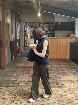 「BRADY（ブレディー）のアイテム」を使った、はんみさん（レディース・157cm）の夏コーディネート