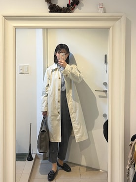 「TOFF&LOADSTONE（トフアンドロードストーン）のアイテム」を使った、みたんさん（レディース・157cm）の秋コーディネート
