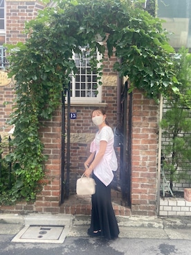 「GIVENCHY（ジバンシイ）のアイテム（アクセサリー）」を使った、みたんさん（レディース・157cm）の秋コーディネート