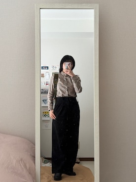 「MYSTERY RANCH（ミステリーランチ）のアイテム（バッグ）」を使った、みたんさん（レディース・157cm）の春コーディネート