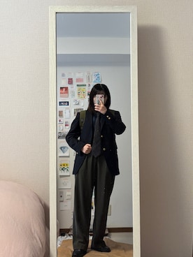 「アイテム（フォーマルスーツ/小物）」を使った、はんみさん（レディース・157cm）の秋コーディネート