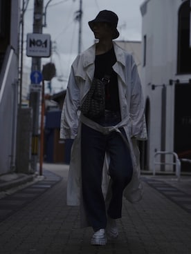 「コーディネート」｜「アイテム（ナイロンジャケット）」を使った、natuさん（メンズ・175cm）の秋コーディネート