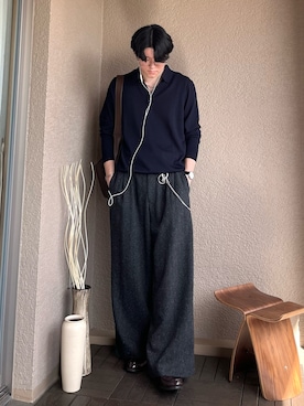 「アイテム（財布/小物）」を使った、takumaさん（メンズ・180cm）の秋コーディネート