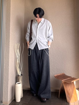 「アイテム（ウォレットチェーン）」を使った、takumaさん（メンズ・180cm・20代）の秋コーディネート