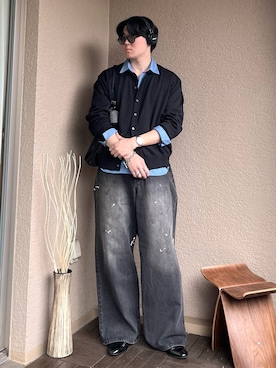 「アイテム（リング）」を使った、takumaさん（メンズ・180cm）の秋コーディネート