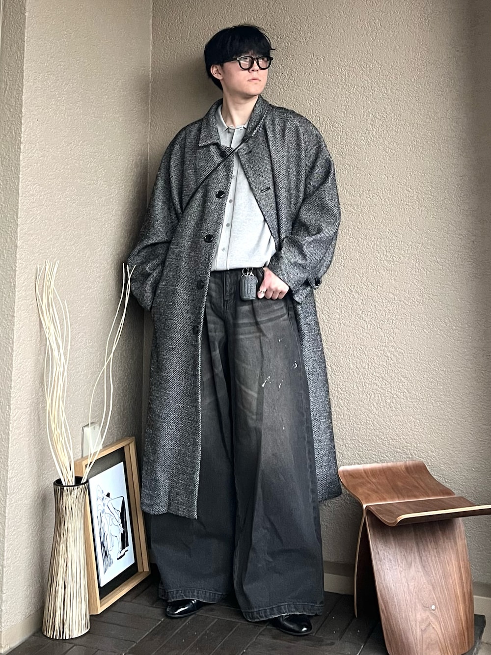 LIDNM（リドム）の「DEER SHOULDER POUCH（ショルダーバッグ）」 - WEAR