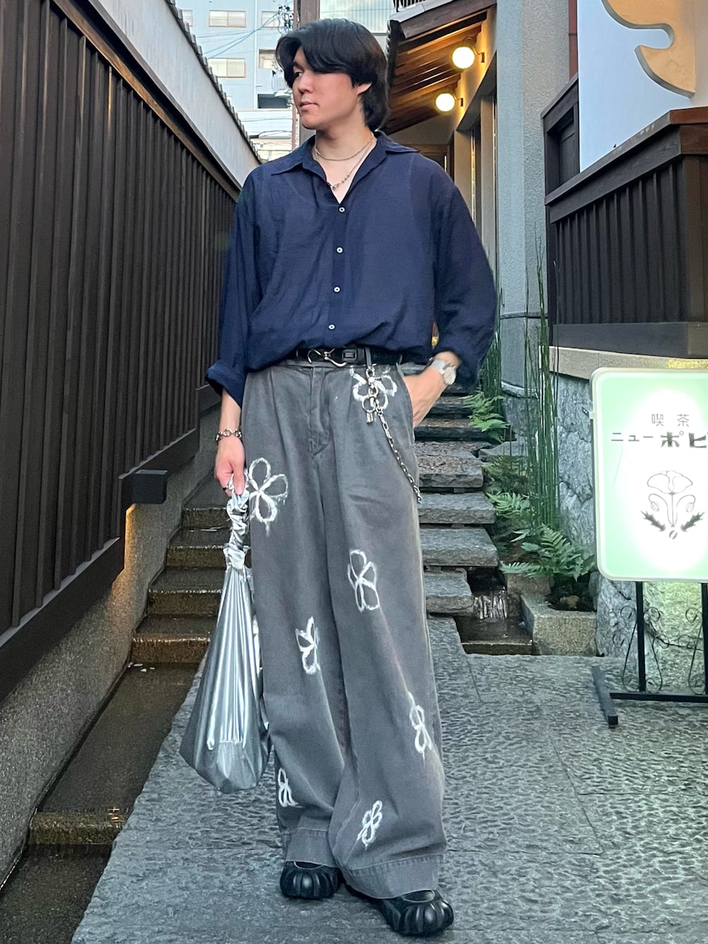 EMMA CLOTHES（エマクローズ）の「シアーL/Sルーズシャツ EMMA